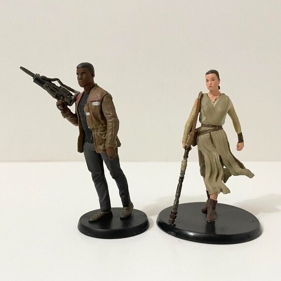 Lot of 5 Star Wars Disney Figures on Stands - Picture 2 of 16